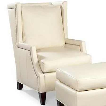 Upholstered Lounge Chair w/ Wingback